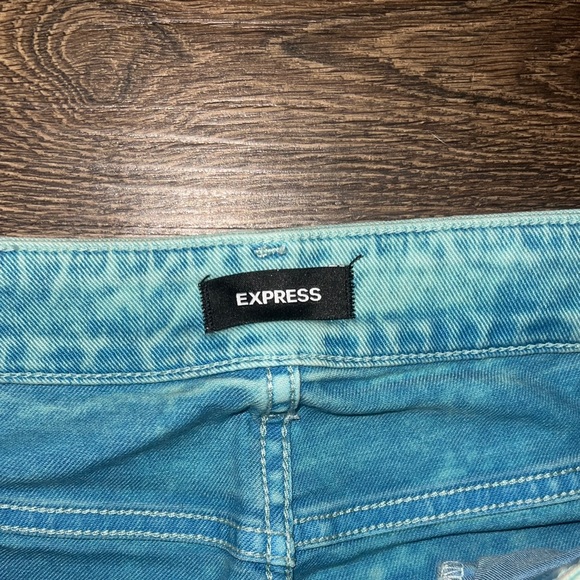 Express Light Blue Boyfriend Jeans size 4 - Picture 4 of 6